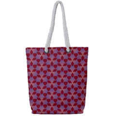 Pattern New Seamless Full Print Rope Handle Tote (small) by HermanTelo