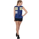 Tardis Doctor Who Time Travel Bubble Hem Chiffon Tank Top View2