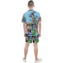 Zoo Animals Peacock Lion Hippo Men s Mesh Tee and Shorts Set View2