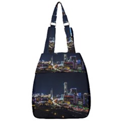 Night City Seoul Travel Korea Sky Center Zip Backpack by Pakrebo