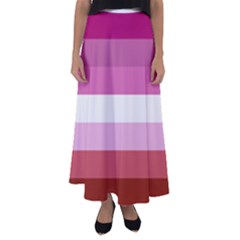 Lesbian Pride Flag Flared Maxi Skirt by lgbtnation