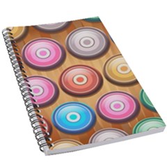 Background Colorful Abstract Brown 5 5  X 8 5  Notebook by HermanTelo