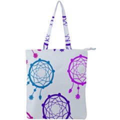 Star Double Zip Up Tote Bag by HermanTelo