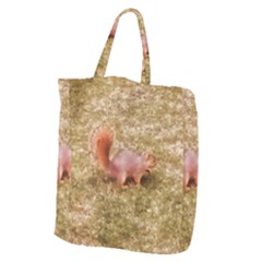 Squirrel Giant Grocery Tote by Riverwoman