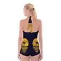 Moon Reflection Flamenco Animal Boyleg Halter Swimsuit  View2