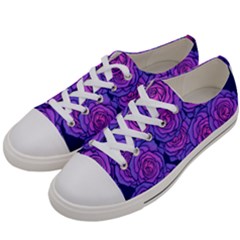 Roses Women s Low Top Canvas Sneakers by BubbSnugg