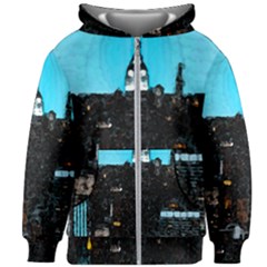 City Town Kids  Zipper Hoodie Without Drawstring by snowwhitegirl