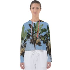 Palm Tree Women s Slouchy Sweat by snowwhitegirl