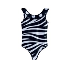 Zebra/dots Kids  Frill Swimsuit by itsablingthingshop