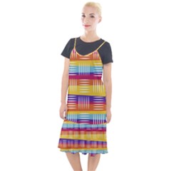 Background Line Rainbow Camis Fishtail Dress by HermanTelo