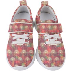 Colorful Background Abstract Kids  Velcro Strap Shoes by HermanTelo