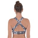 Floral Pattern Cross Back Sports Bra View2