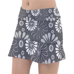 Floral Pattern Tennis Skirt by HermanTelo