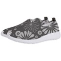 Floral Pattern Men s Slip On Sneakers View2