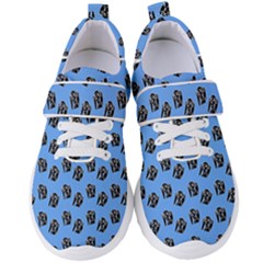 Girl Face Blue Women s Velcro Strap Shoes by snowwhitegirl