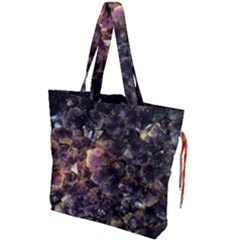 Amethyst Drawstring Tote Bag by WensdaiAmbrose