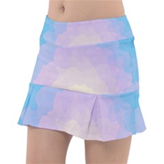 Sunrise Sunset Colours Background Tennis Skirt by HermanTelo