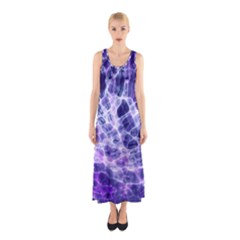 Abstract Space Sleeveless Maxi Dress by Bajindul