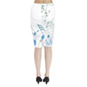 Music Notes Midi Wrap Pencil Skirt View2