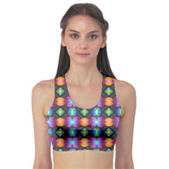 Squares Spheres Backgrounds Texture Sports Bra by Bajindul