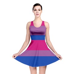 Bisexual Pride Flag Bi Lgbtq Flag Reversible Skater Dress by lgbtnation