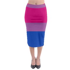 Bisexual Pride Flag Bi Lgbtq Flag Midi Pencil Skirt by lgbtnation