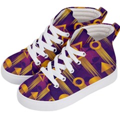 Background Pattern Non Seamless Kids  Hi-top Skate Sneakers by Pakrebo