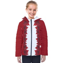 Kids  Canada Maple Leaf Coats Hooded Puffer Jacket by CanadaSouvenirs