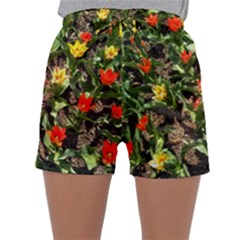 Tulips In April Sleepwear Shorts by Riverwoman