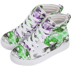 Horse Animal World Green Kids  Hi-top Skate Sneakers by BangZart