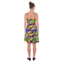 Rainbow Dragon Squad Print Ruffle Detail Chiffon Dress View2