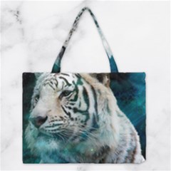 White Tiger Medium Tote Bag by snowwhitegirl