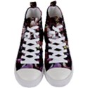 Purple Snowballs Women s Mid-Top Canvas Sneakers View1