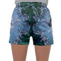 Surfboard With Dolphin Sleepwear Shorts View1