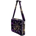 Fractal Flower Floral Abstract Cross Body Office Bag View1