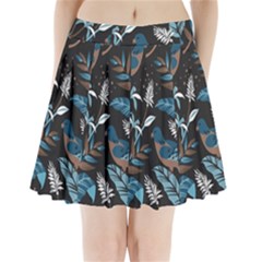 Birds In The Nature Pleated Mini Skirt by Sobalvarro