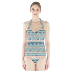 Tribal Halter Swimsuit by Sobalvarro