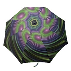 Fractal Pastel Fantasy Colorful Folding Umbrellas by Pakrebo