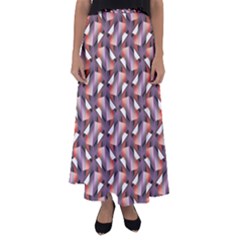 Pattern Abstract Fabric Wallpaper Flared Maxi Skirt by Pakrebo