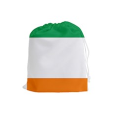 Flag Of Ireland Irish Flag Drawstring Pouch (large) by FlagGallery