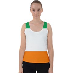 Flag Of Ireland Irish Flag Velvet Tank Top by FlagGallery