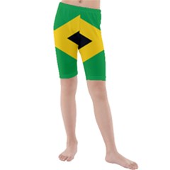 Jamaica Flag Kids  Mid Length Swim Shorts by FlagGallery