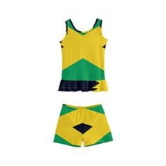 Jamaica Flag Kids  Boyleg Swimsuit by FlagGallery