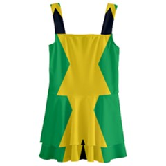 Jamaica Flag Kids  Layered Skirt Swimsuit by FlagGallery