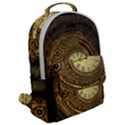 Noble Steampunk Clockwork Flap Pocket Backpack (Large) View2