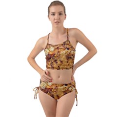 Bees Nature Animals Honeycomb Mini Tank Bikini Set by Pakrebo