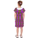 Love For The Fantasy Flowers With Happy Purple And Golden Joy Kids  Drop Waist Dress View2