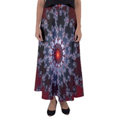 Fractal Rendering Spiral Helix Flared Maxi Skirt by Pakrebo