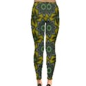 Seamless Wallpaper Digital Art Inside Out Leggings View4