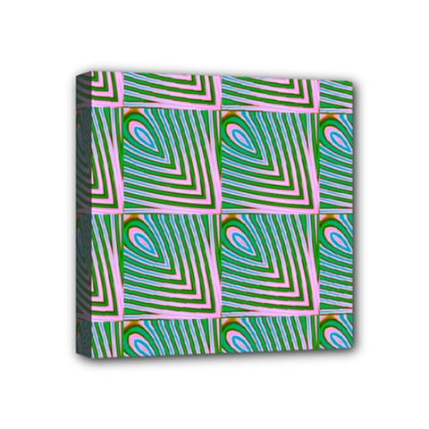 Seamless Pattern Ornament Design Mini Canvas 4  X 4  (stretched) by Pakrebo